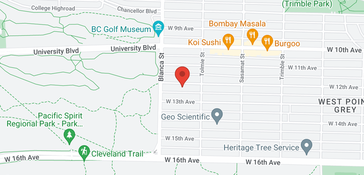 map of 4670 W 12TH AVENUE